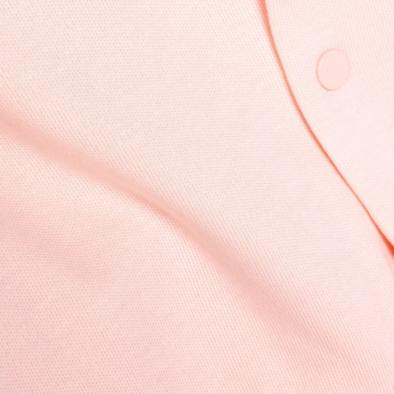 HelloBaby Basic Rib Cardigan - Light Pink - mezetto ebebek ebebek