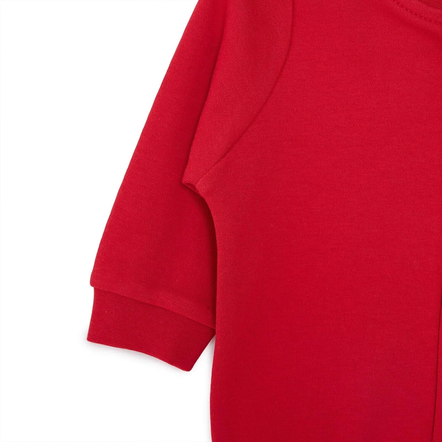 HelloBaby Basic Rib Cardigan - Red - mezetto ebebek ebebek