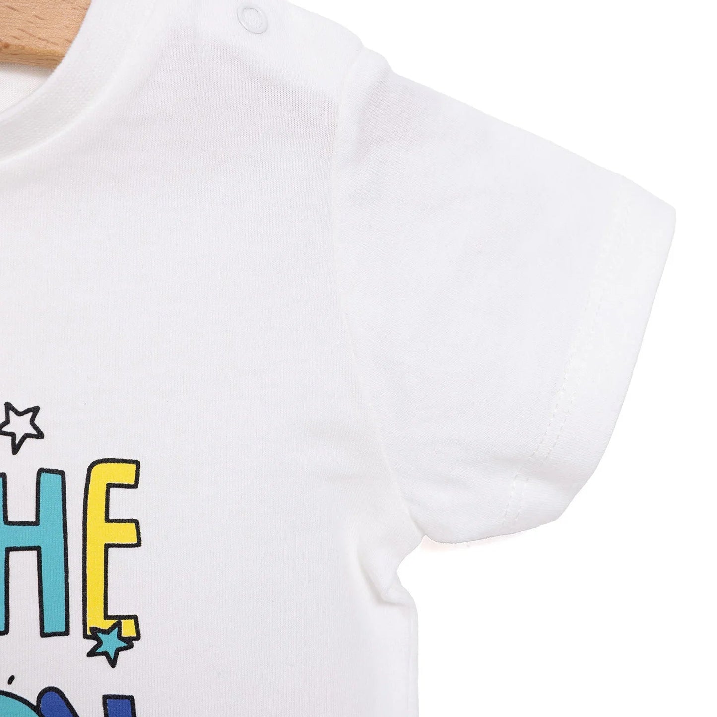 HelloBaby Basic T-shirt - Ecru - mezetto ebebek ebebek