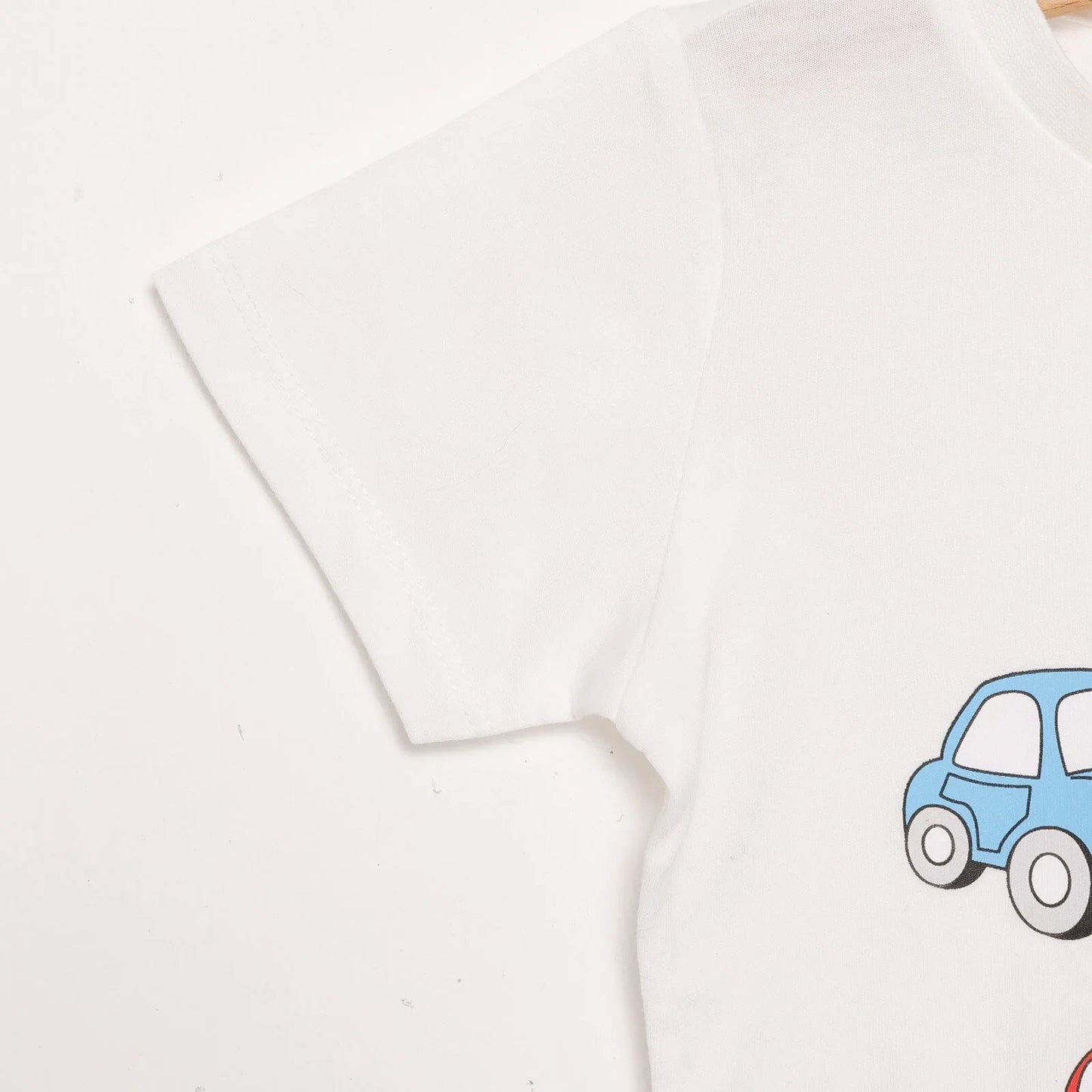 HelloBaby Basic T-shirt - White - mezetto ebebek ebebek