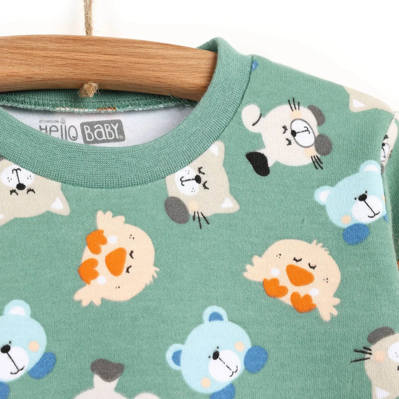 HelloBaby Basic Unisex Pyjamas Set - mezetto ebebek ebebek