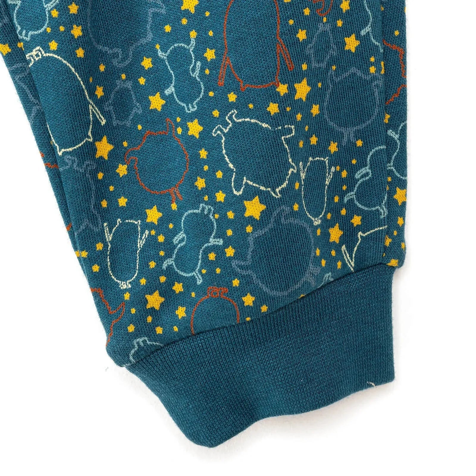 HelloBaby Basic Winter Themed Baby Tracksuit - Dark Blue - mezetto ebebek ebebek