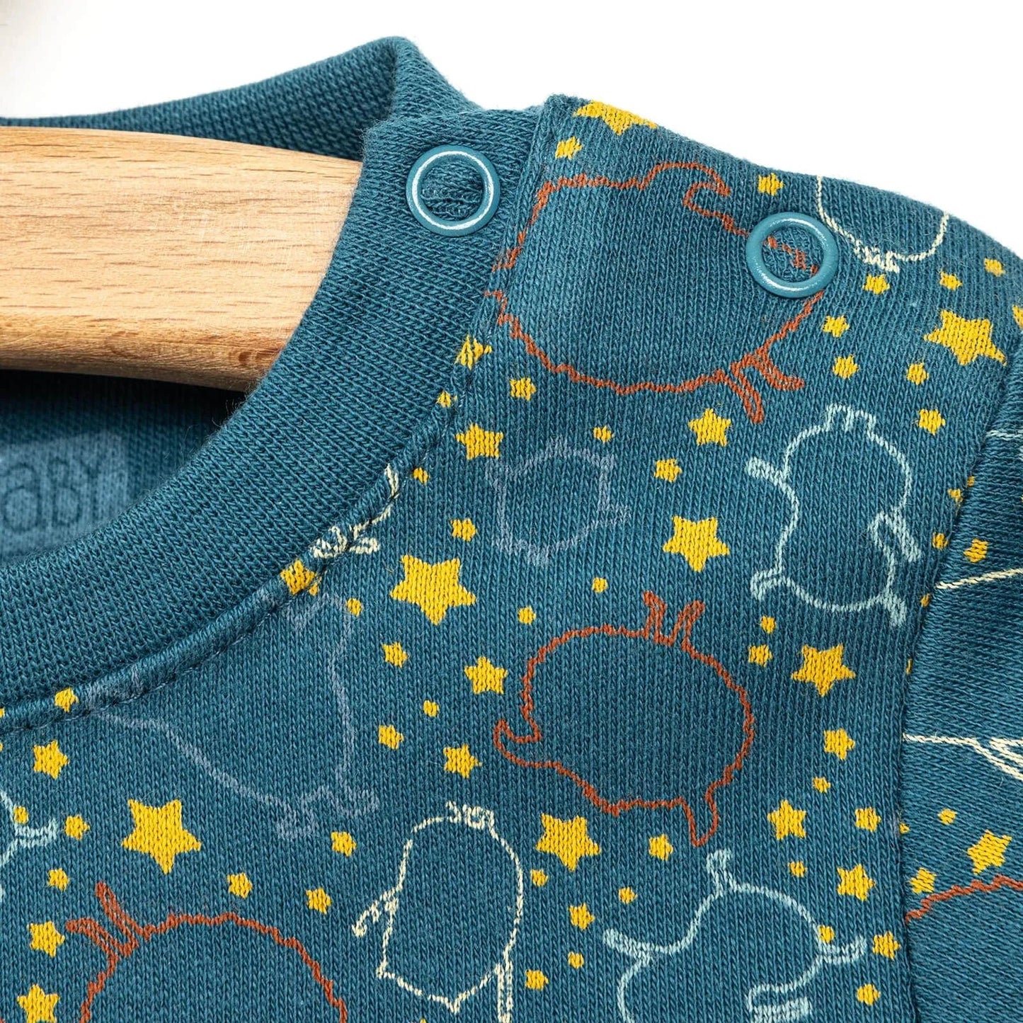 HelloBaby Basic Winter Themed Baby Tracksuit - Dark Blue - mezetto ebebek ebebek