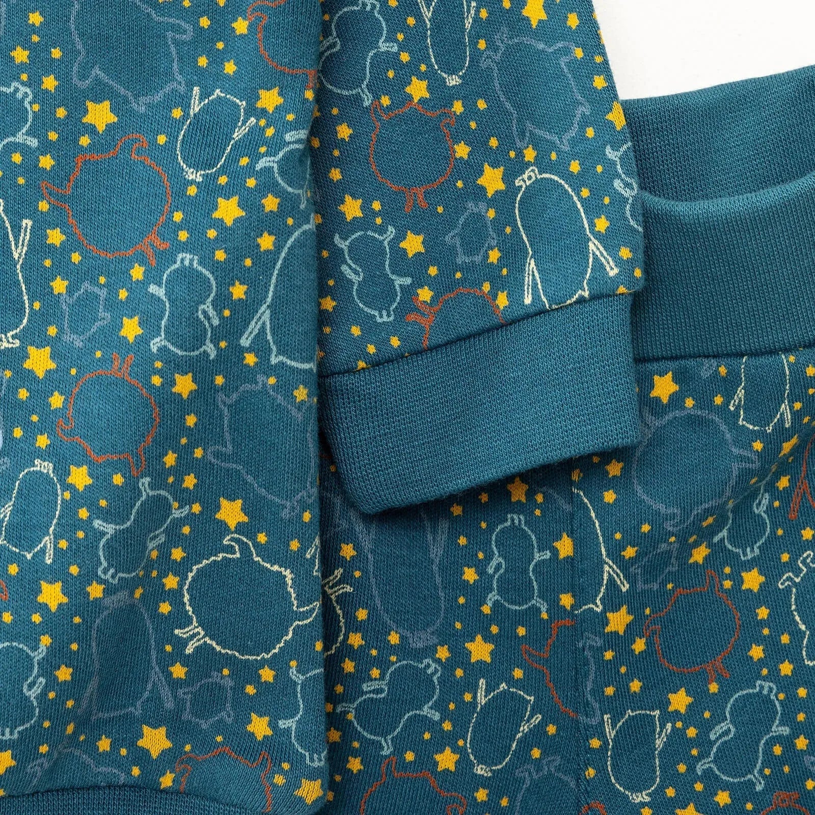 HelloBaby Basic Winter Themed Baby Tracksuit - Dark Blue - mezetto ebebek ebebek