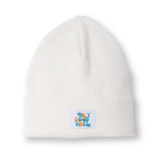 HelloBaby Beanie - Ecru - mezetto ebebek ebebek
