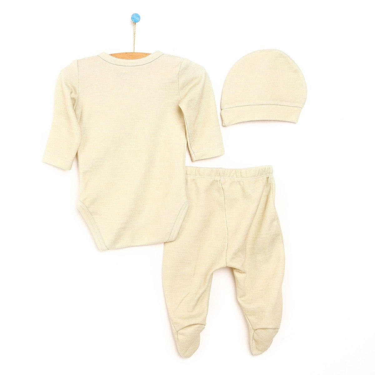 HelloBaby Body - Footed Bottom - Hat - mezetto ebebek ebebek