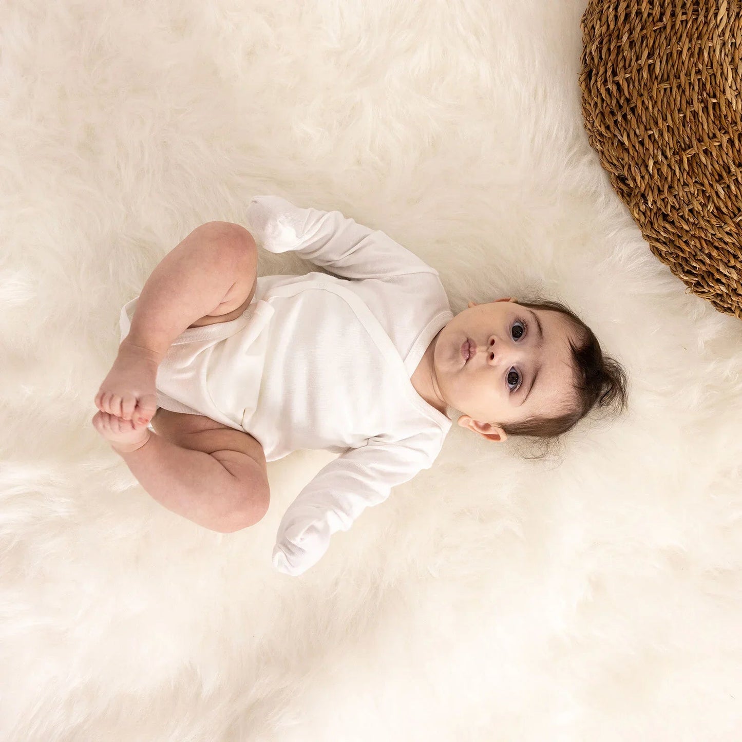 HelloBaby Bodysuit - Ecru - mezetto ebebek ebebek