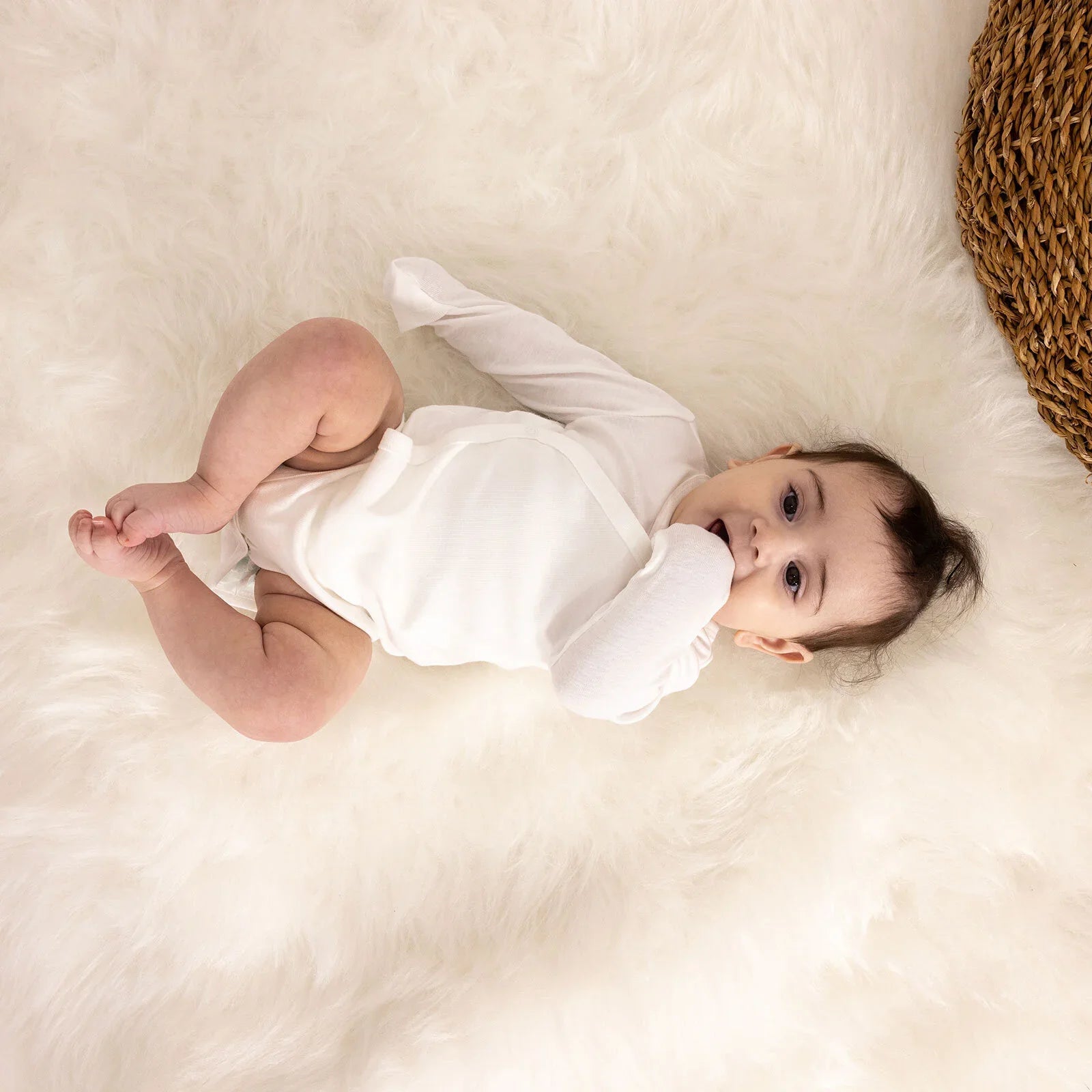 HelloBaby Bodysuit - Ecru - mezetto ebebek ebebek