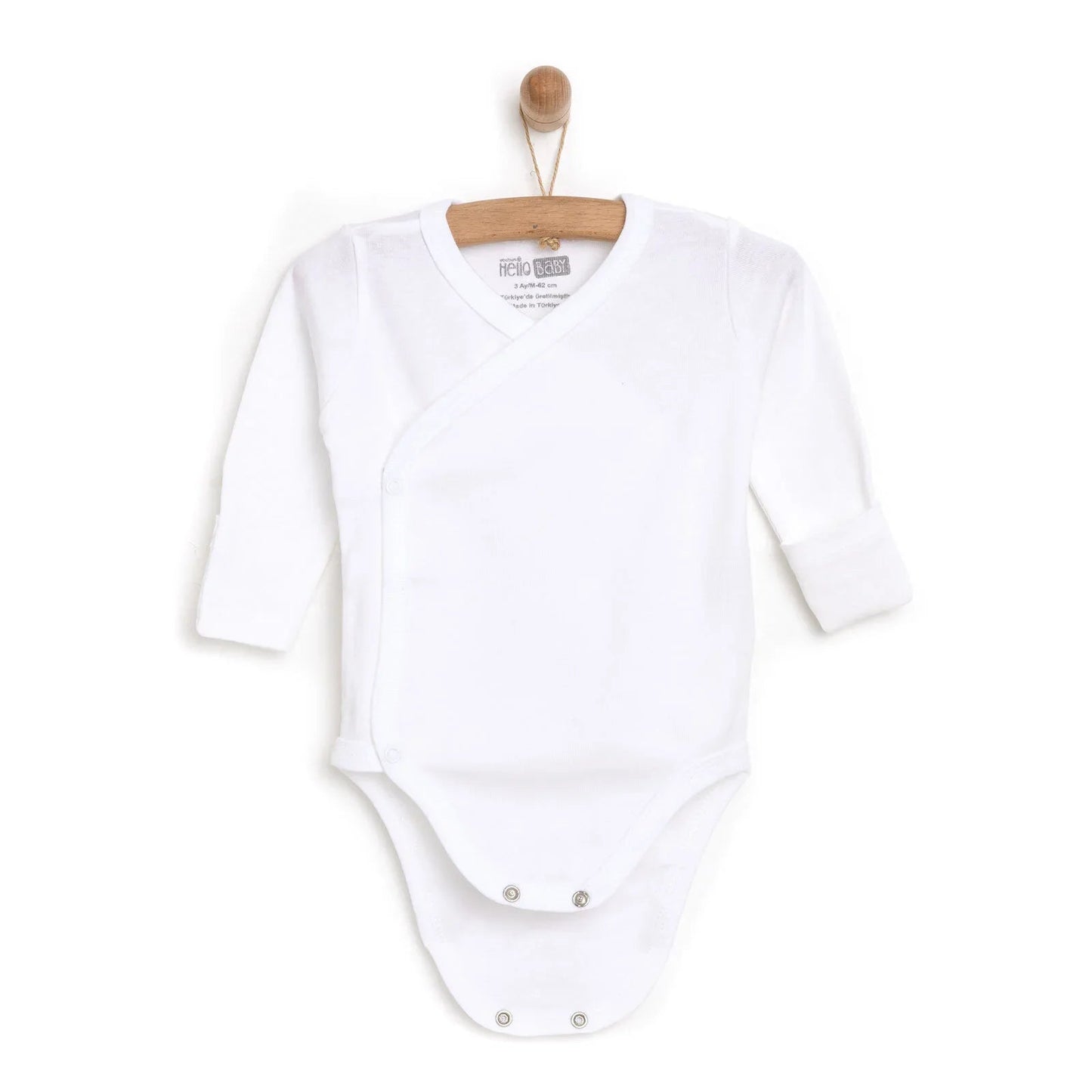 HelloBaby Bodysuit - Ecru - mezetto ebebek ebebek