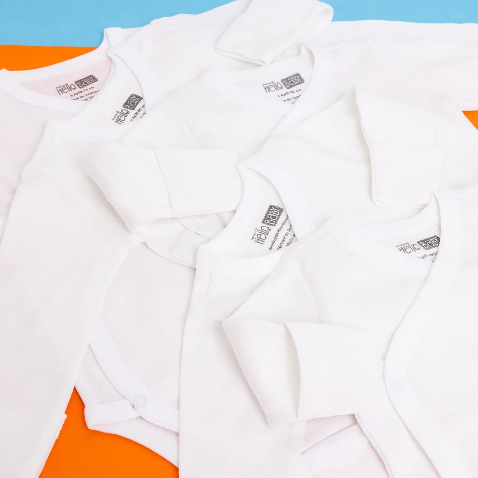 HelloBaby Bodysuit - Ecru - mezetto ebebek ebebek