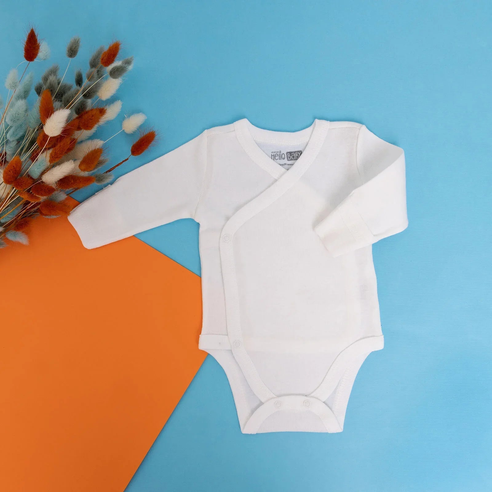 HelloBaby Bodysuit - Ecru - mezetto ebebek ebebek