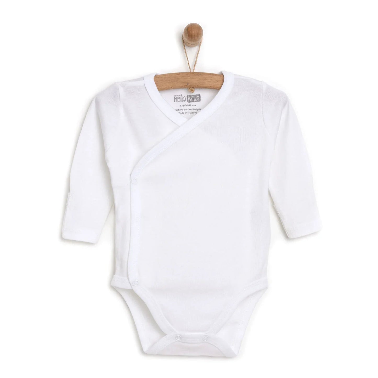 HelloBaby Bodysuit - Ecru - mezetto ebebek ebebek