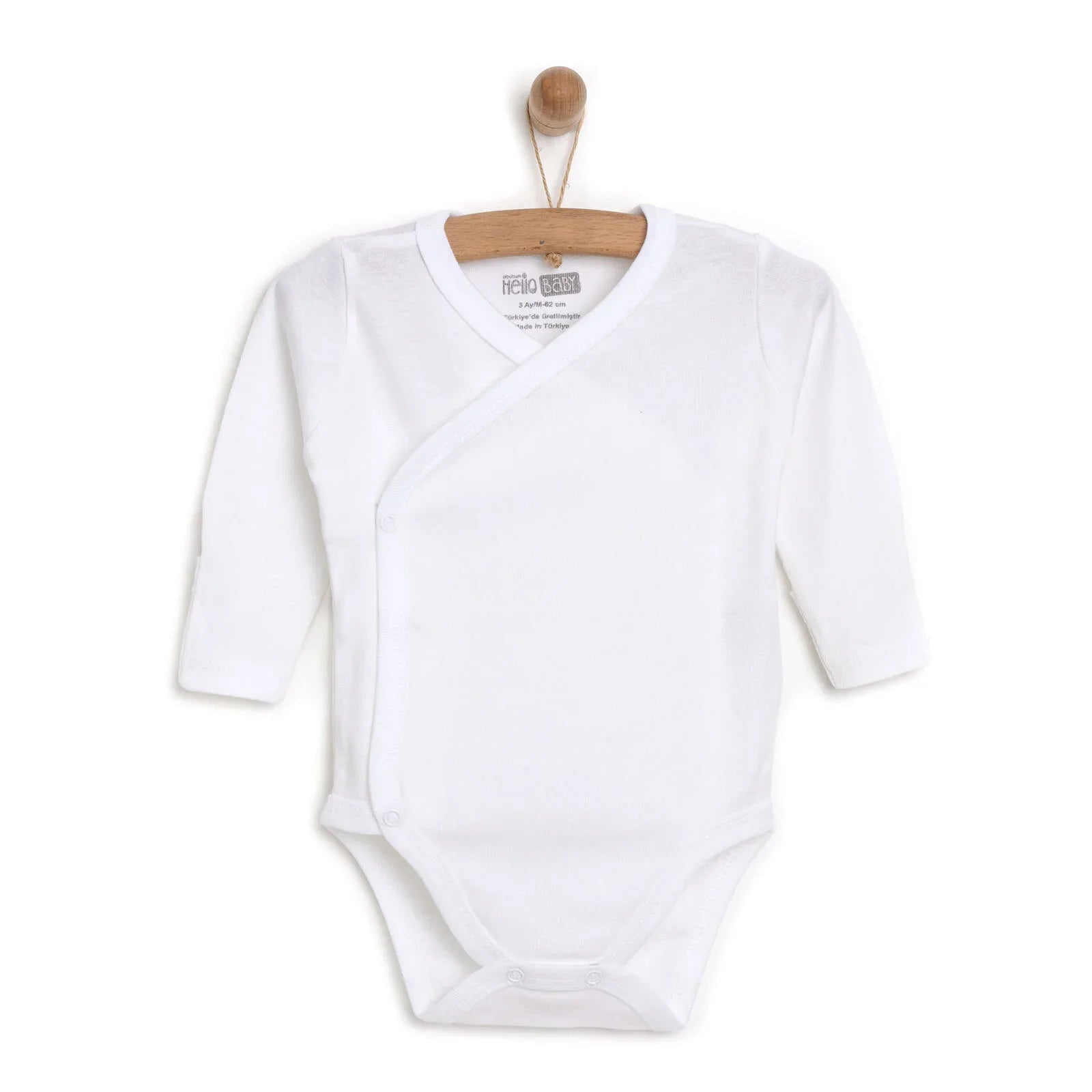 HelloBaby Bodysuit - Ecru - mezetto ebebek ebebek