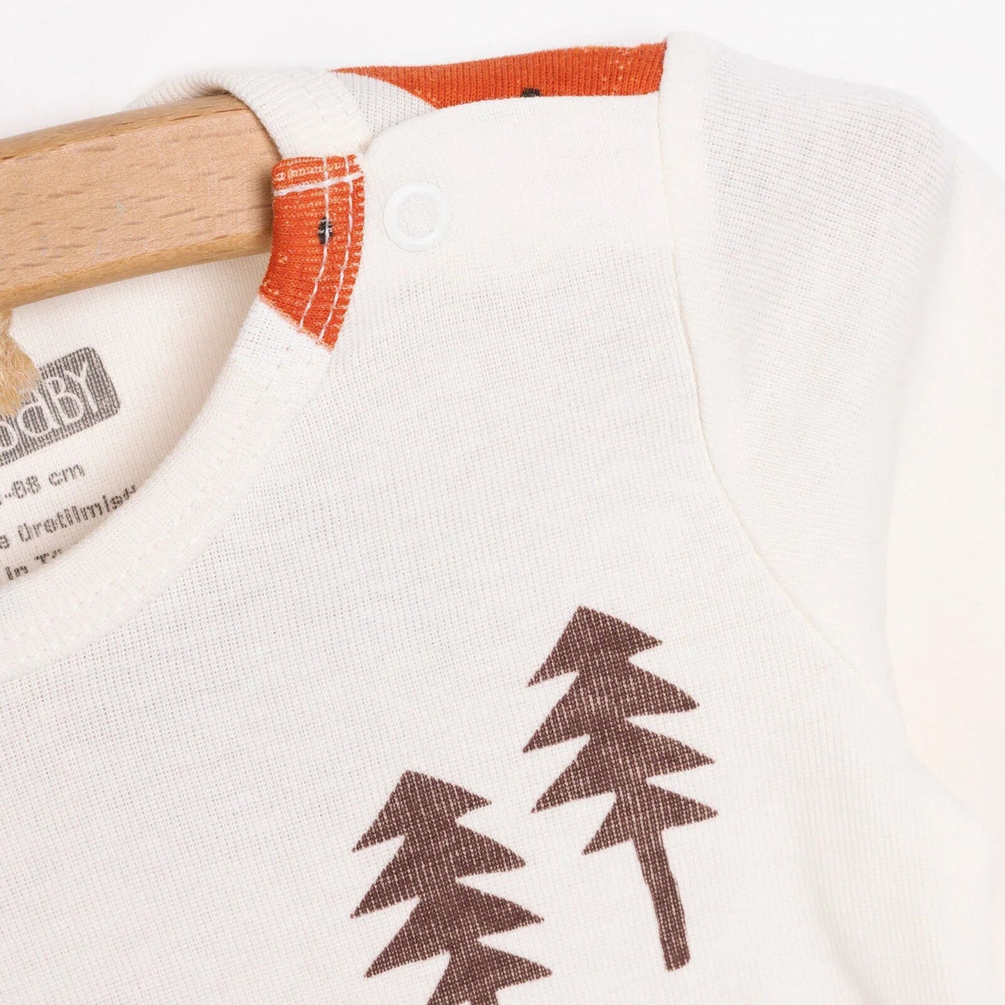 HelloBaby Boy 2 - Pack Long Sleeve Bodysuit - Beige - mezetto ebebek ebebek