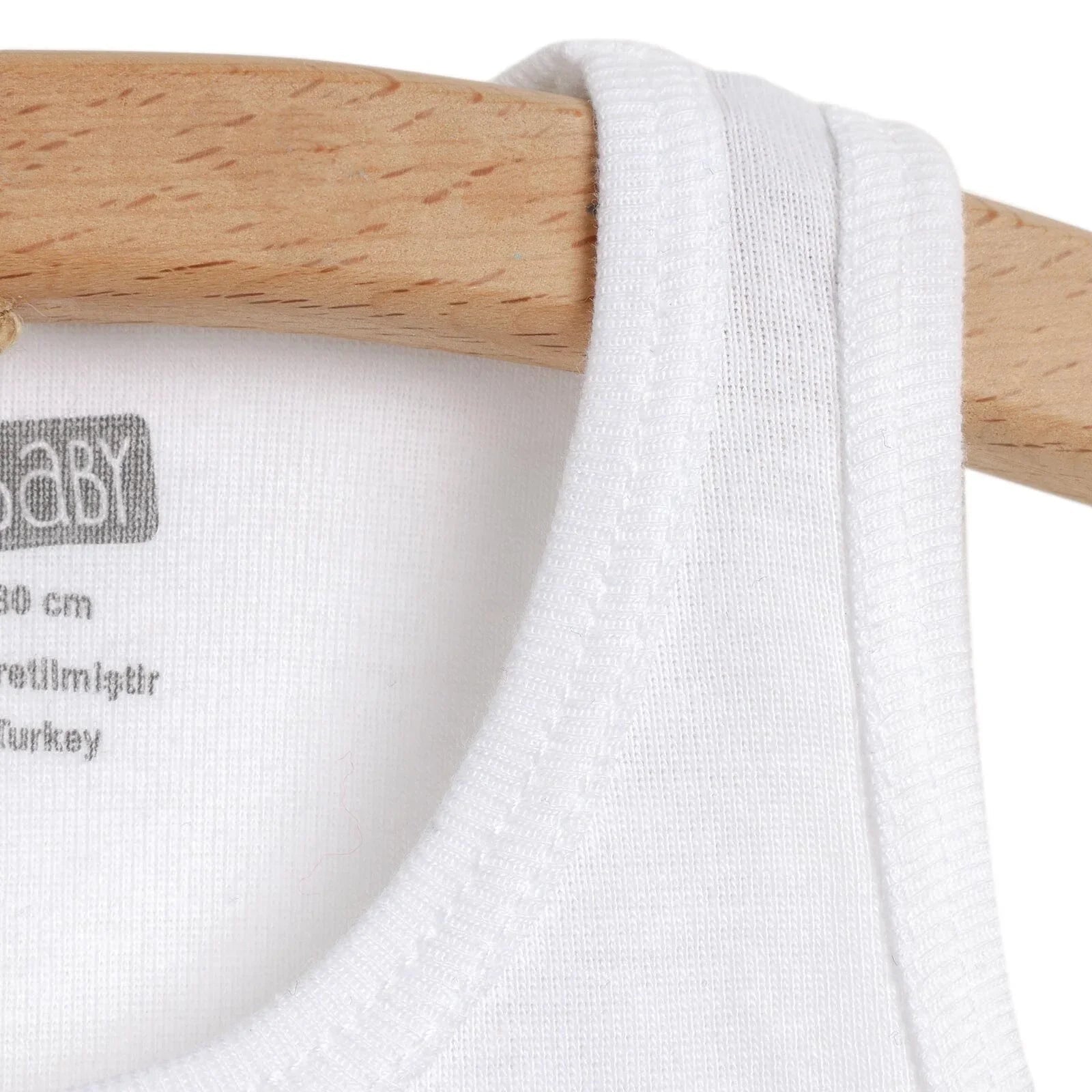 HelloBaby Boy 2 - Pack Tanks - White - mezetto ebebek ebebek