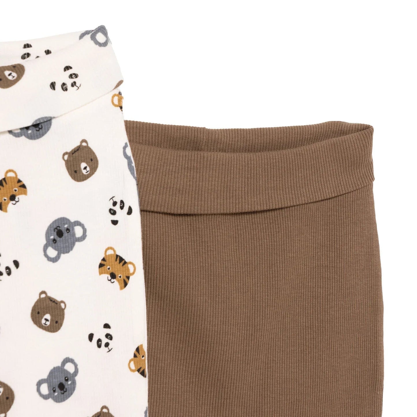 HelloBaby Boy 2 Piece Footles Bottom - Light Brown - mezetto ebebek ebebek