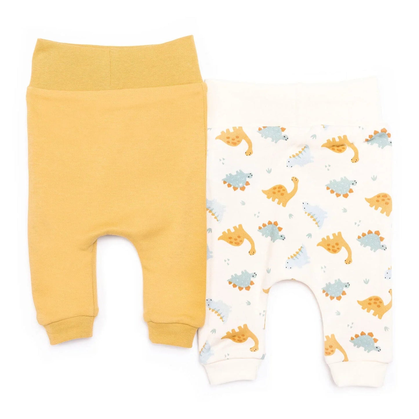 HelloBaby Boy 2 Piece Footles Bottom - Mustard - mezetto ebebek ebebek