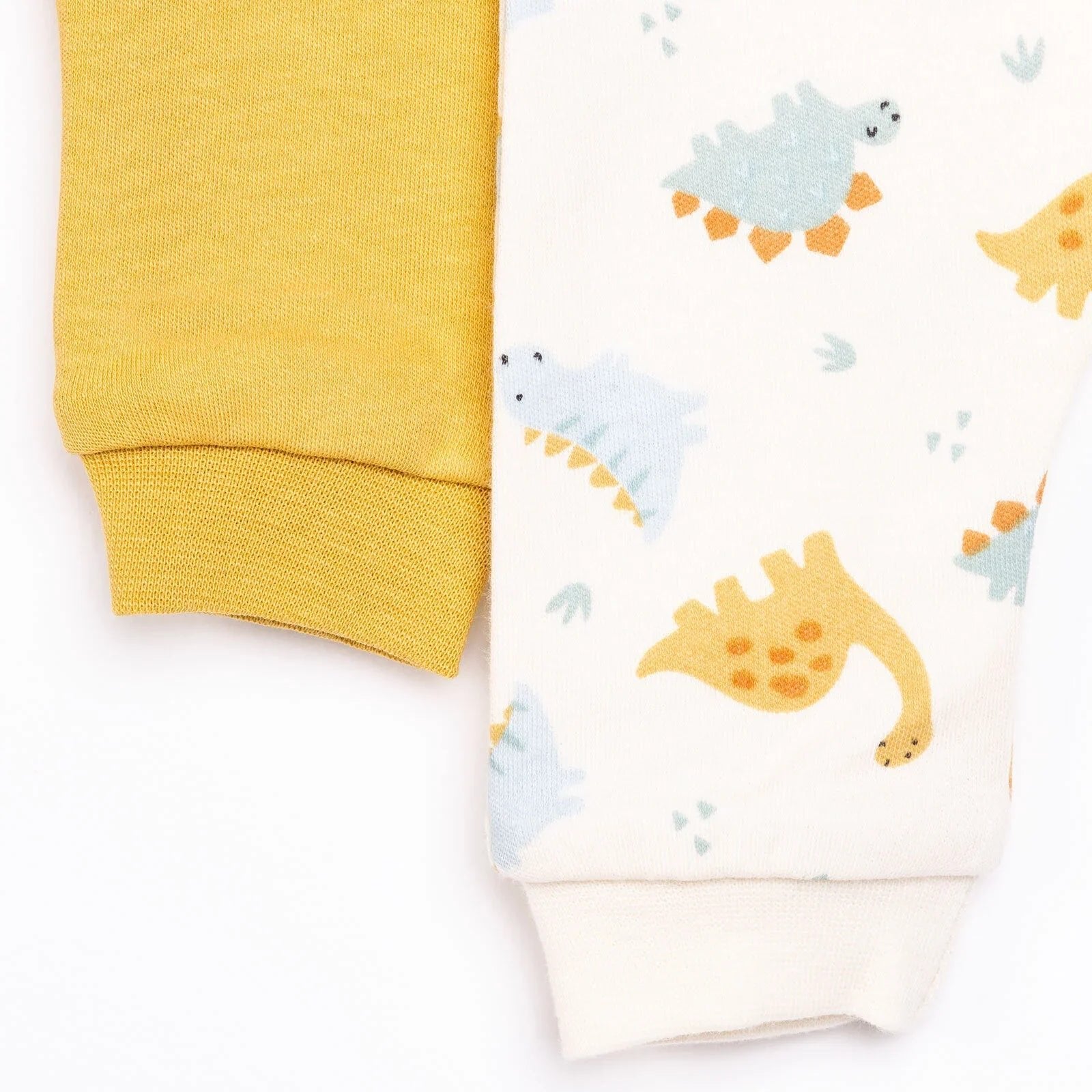 HelloBaby Boy 2 Piece Footles Bottom - Mustard - mezetto ebebek ebebek