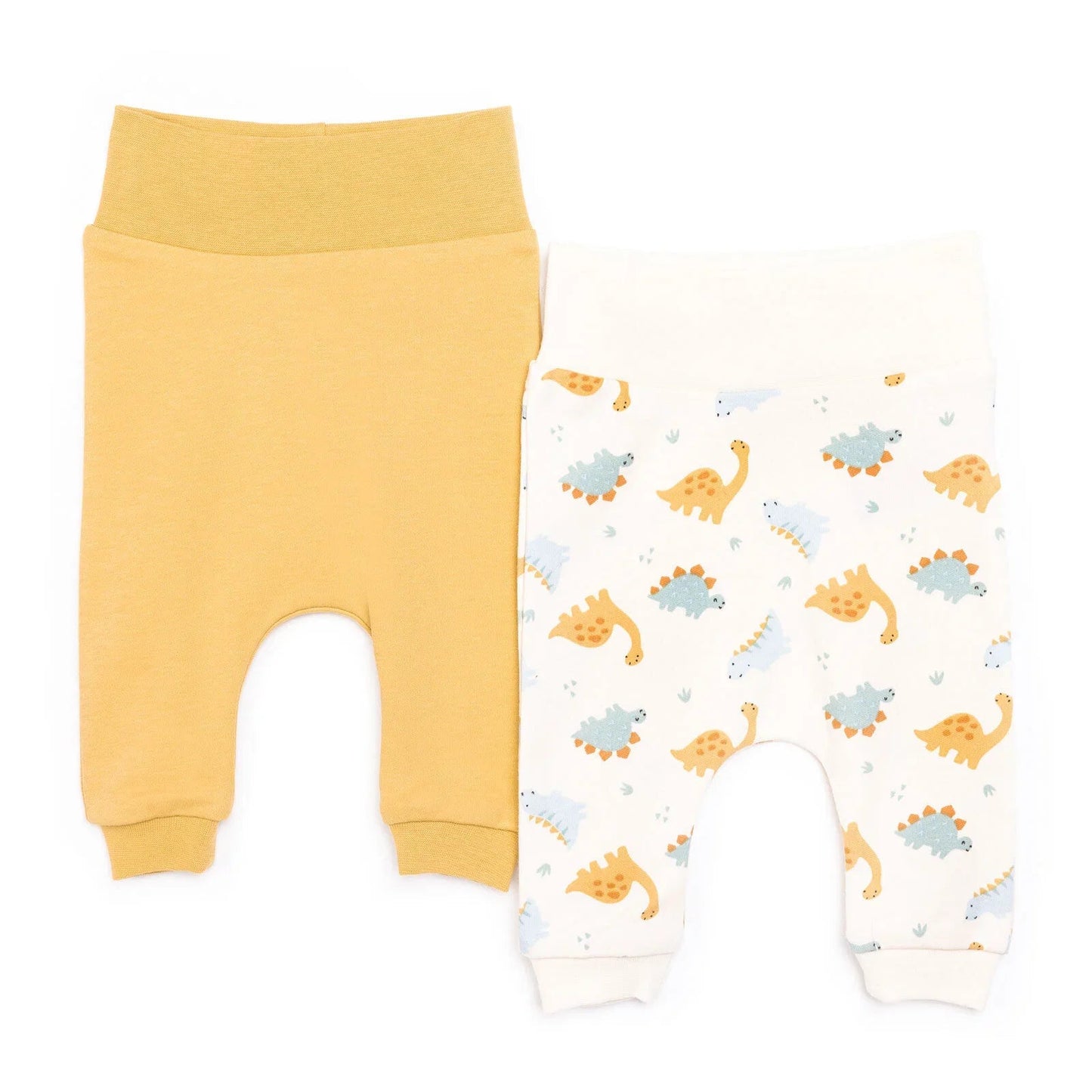 HelloBaby Boy 2 Piece Footles Bottom - Mustard - mezetto ebebek ebebek