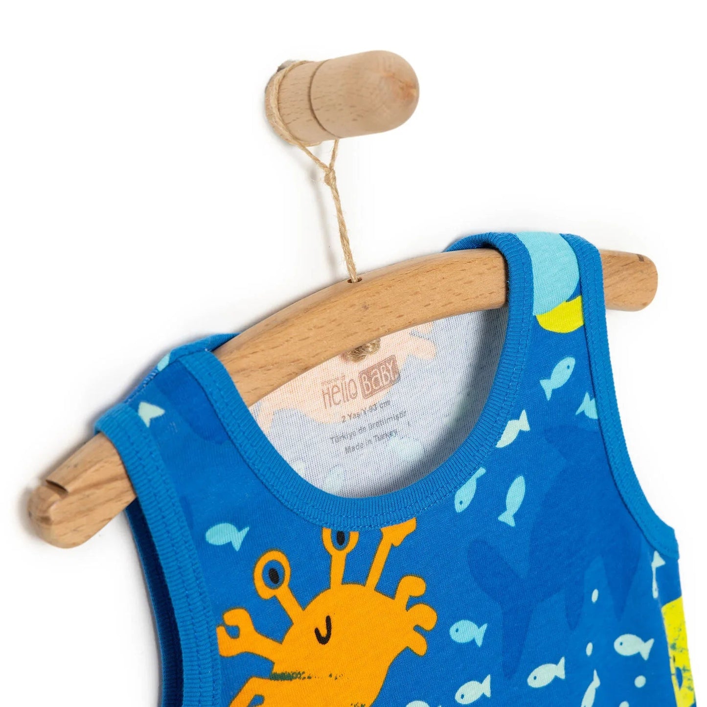 HelloBaby Boy Athlete Bodysuit - Navy Blue - mezetto ebebek ebebek