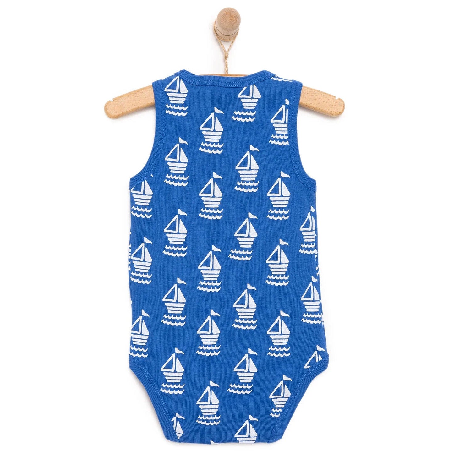 HelloBaby Boy Athlete Bodysuit - Navy Blue - mezetto ebebek ebebek