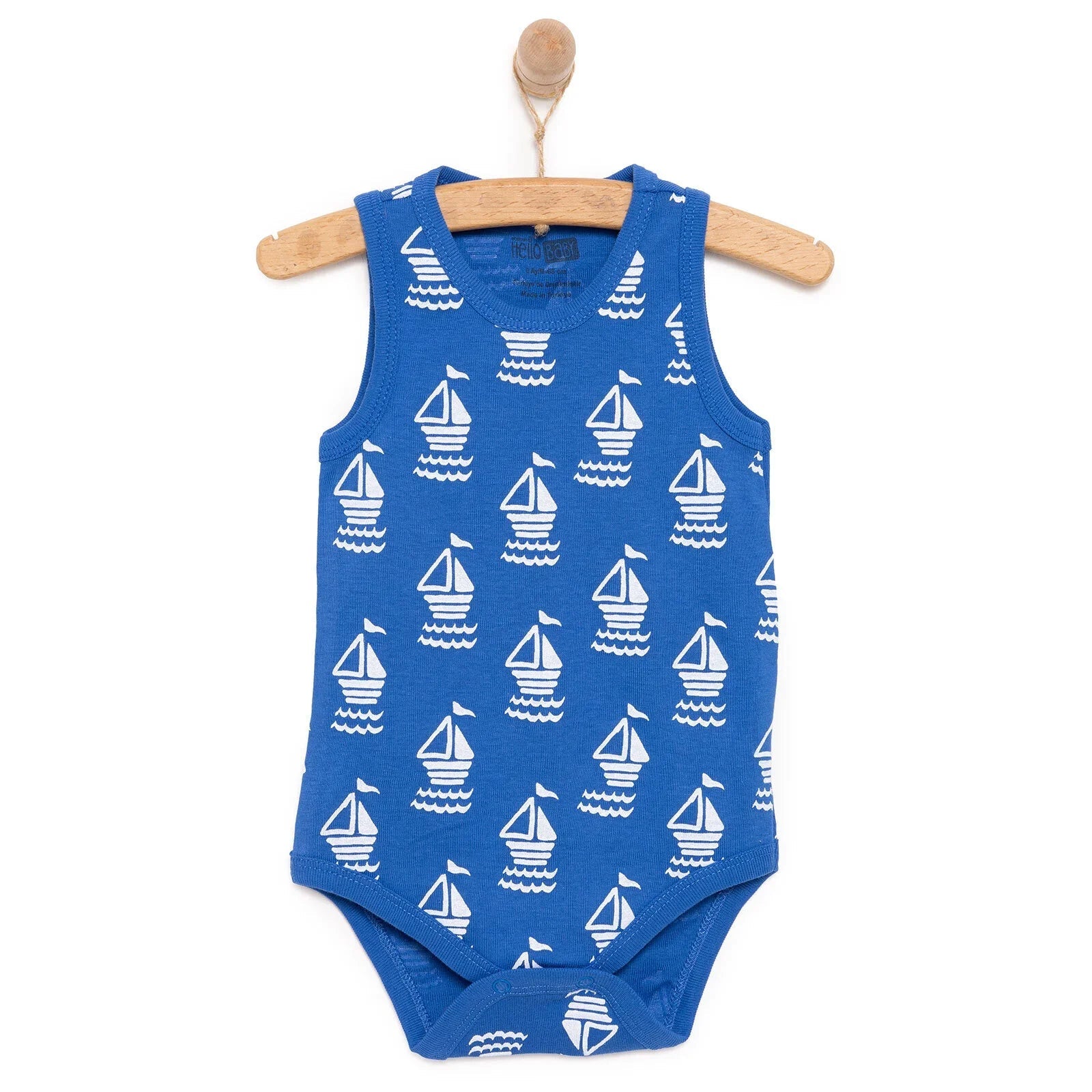 HelloBaby Boy Athlete Bodysuit - Navy Blue - mezetto ebebek ebebek