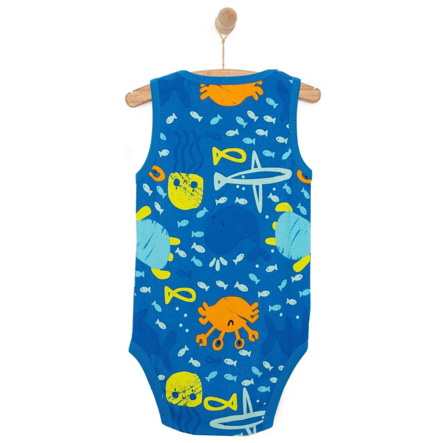 HelloBaby Boy Athlete Bodysuit - Navy Blue - mezetto ebebek ebebek
