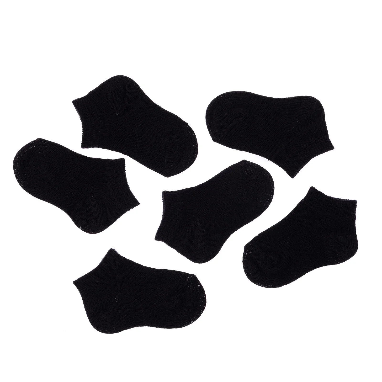 HelloBaby Boy Baby Socks 3 Pack - Black - mezetto ebebek ebebek