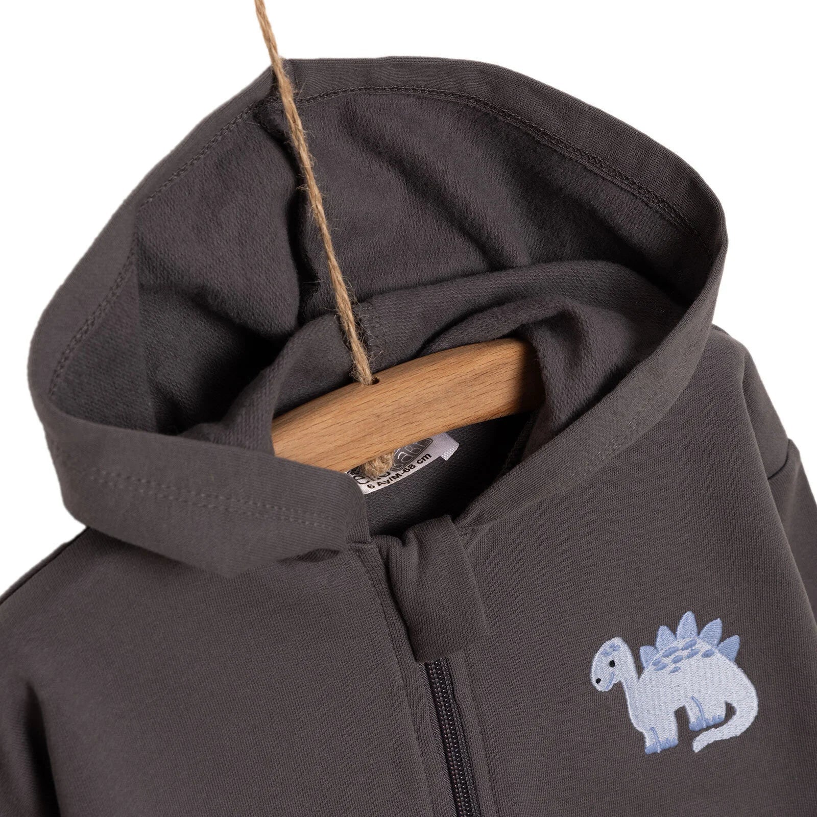 HelloBaby Boy Cardigan - Dark Grey - mezetto ebebek ebebek