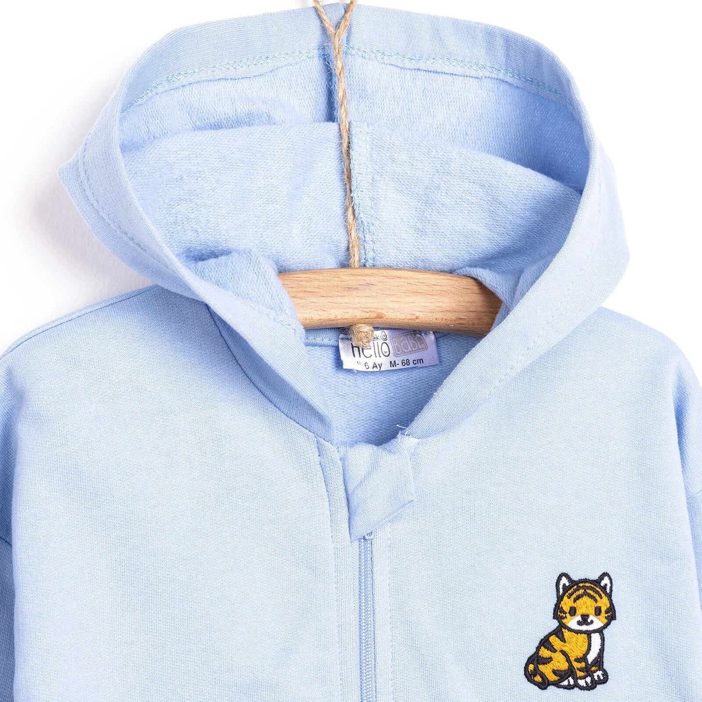 HelloBaby Boy Cardigan - Light Blue - mezetto ebebek ebebek