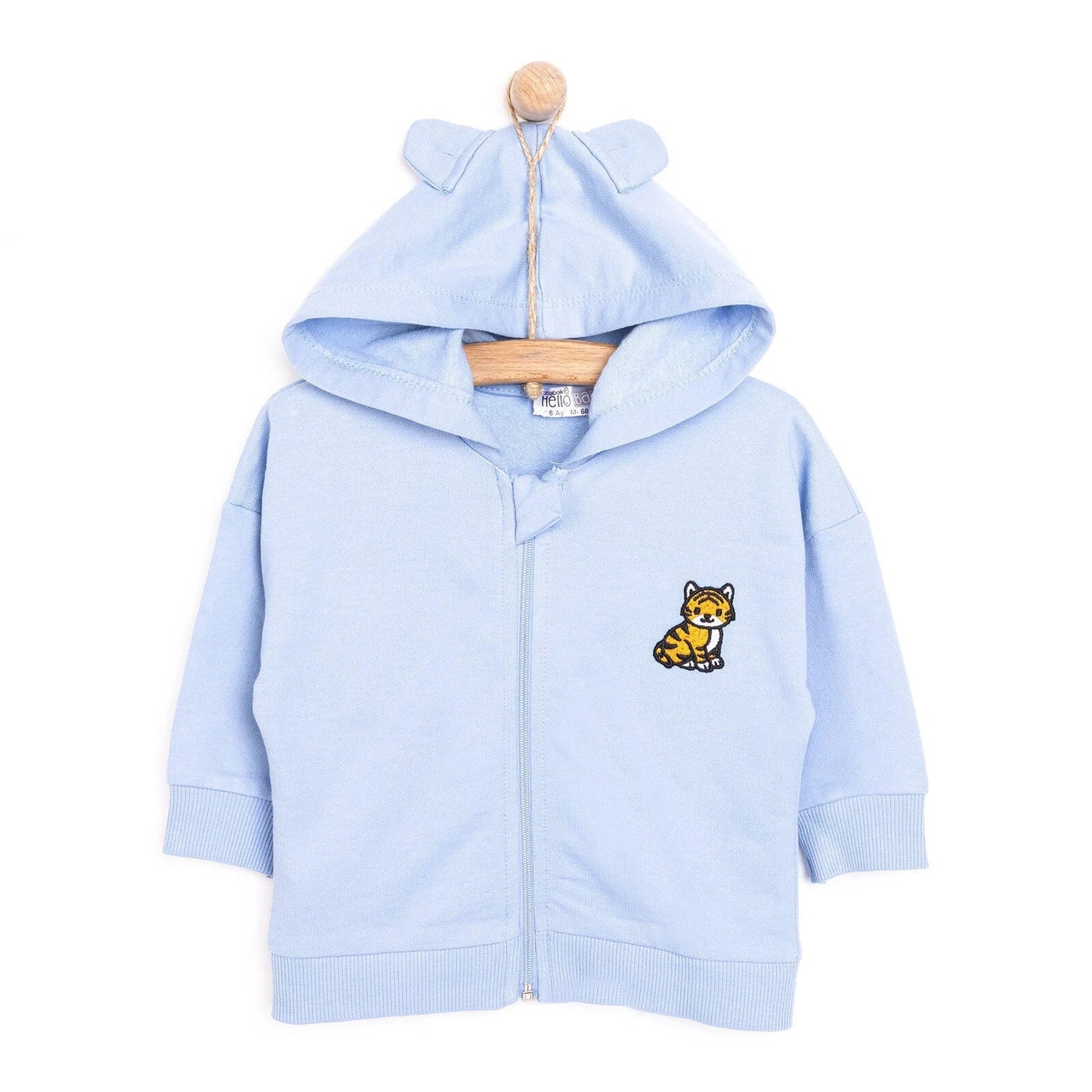 HelloBaby Boy Cardigan - Light Blue - mezetto ebebek ebebek