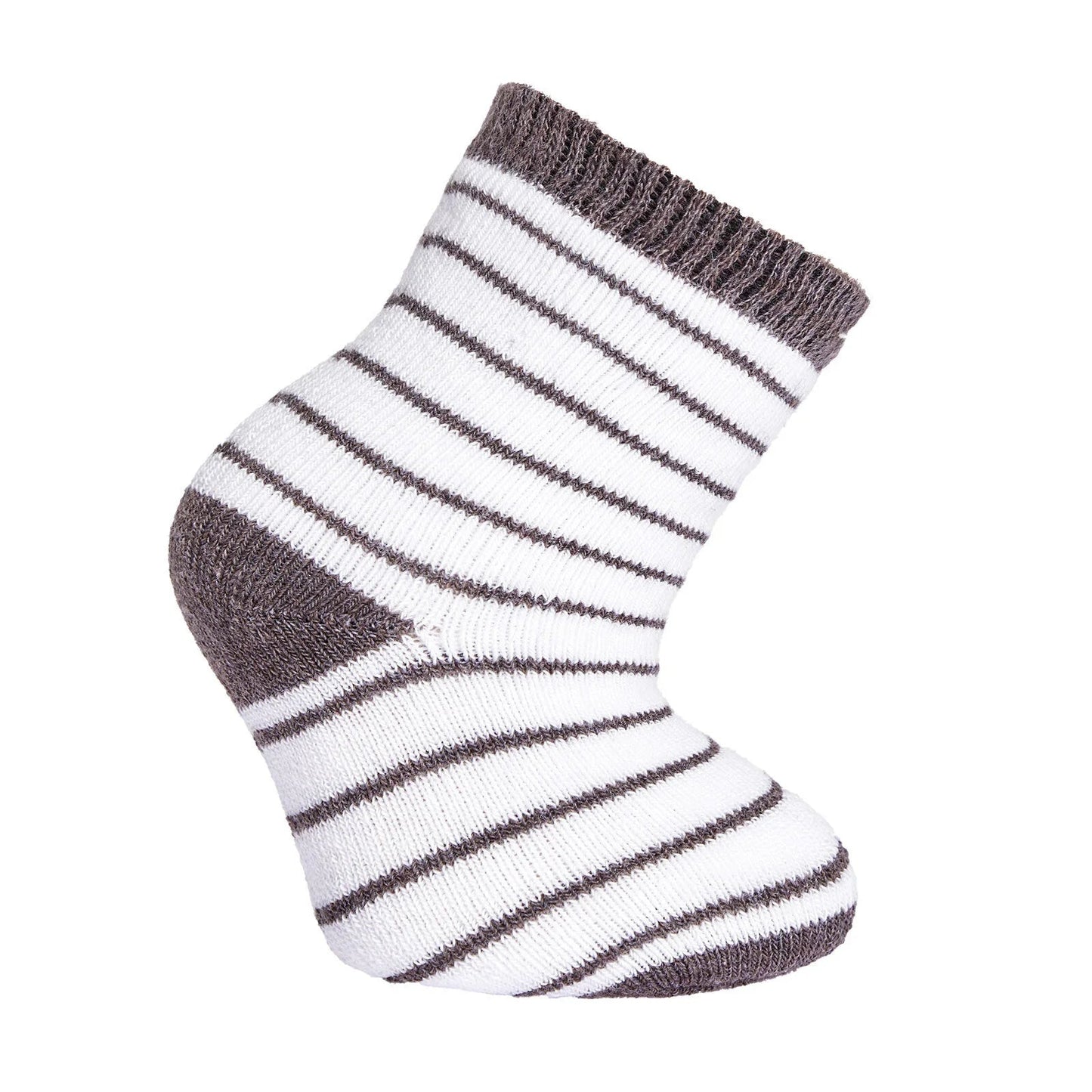 HelloBaby Boy Chenille Socks 3 Pack - Brown - mezetto ebebek ebebek