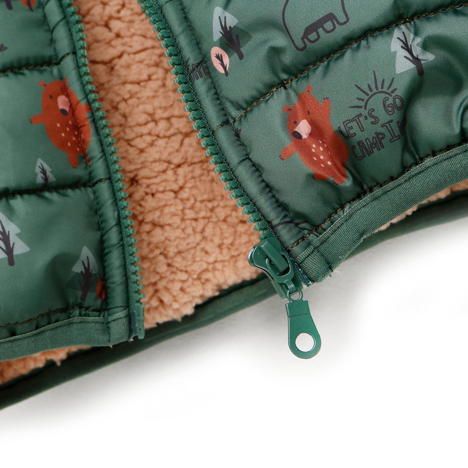 HelloBaby Boy Coat - Dark Green - mezetto ebebek ebebek