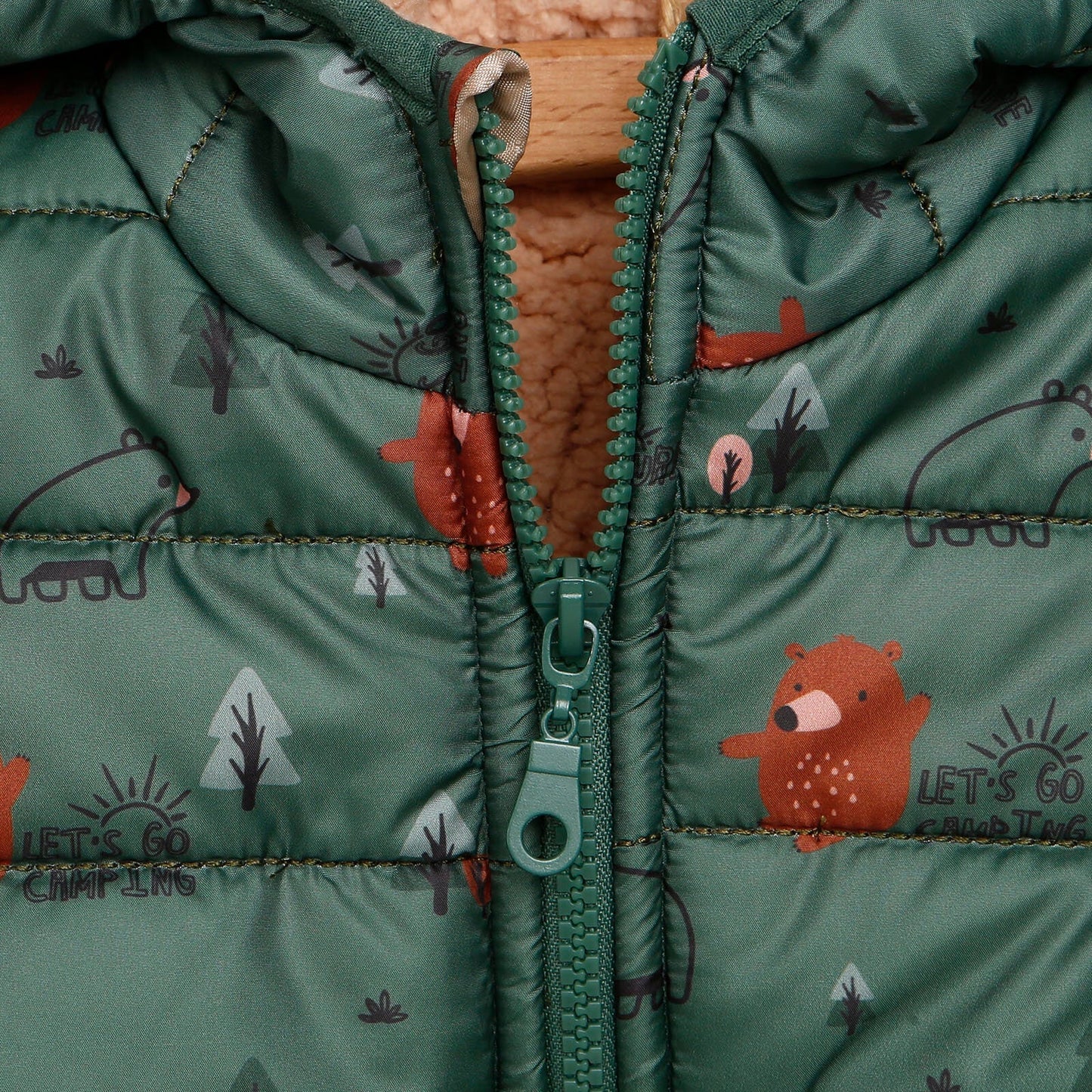 HelloBaby Boy Coat - Dark Green - mezetto ebebek ebebek