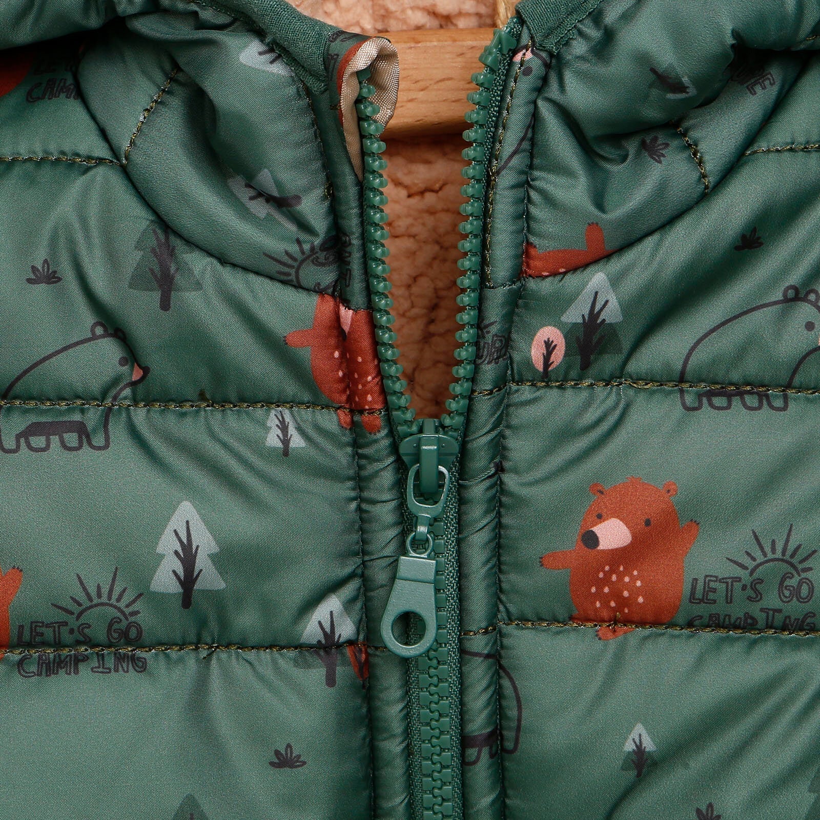 HelloBaby Boy Coat - Dark Green - mezetto ebebek ebebek