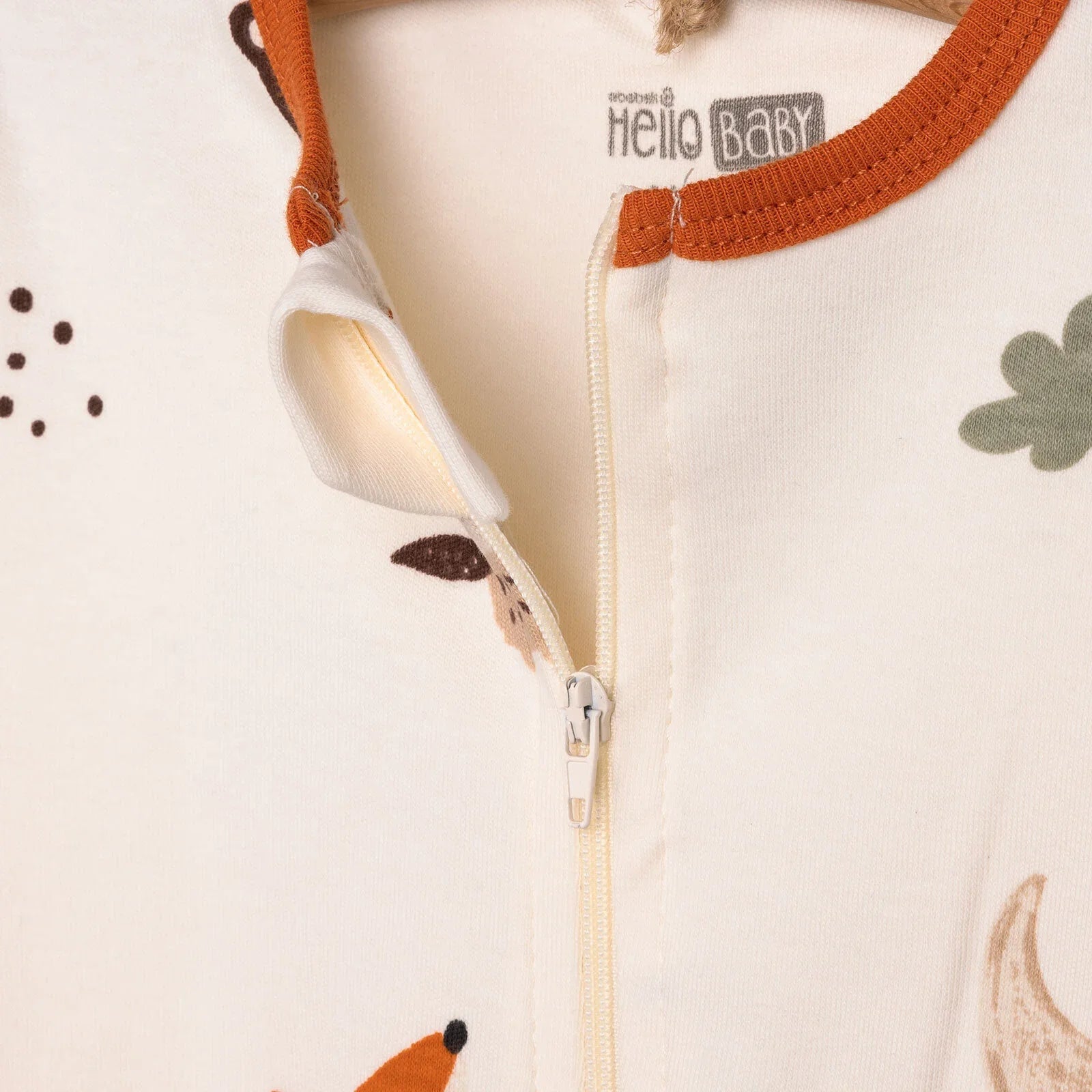 HelloBaby Boy Jumpsuit - Beige - mezetto ebebek ebebek