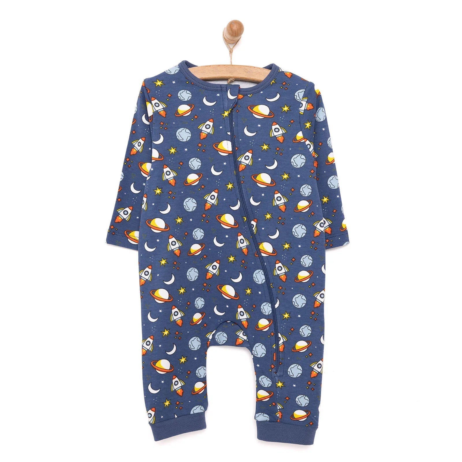 HelloBaby Boy Jumpsuit - Dark Blue - mezetto ebebek ebebek