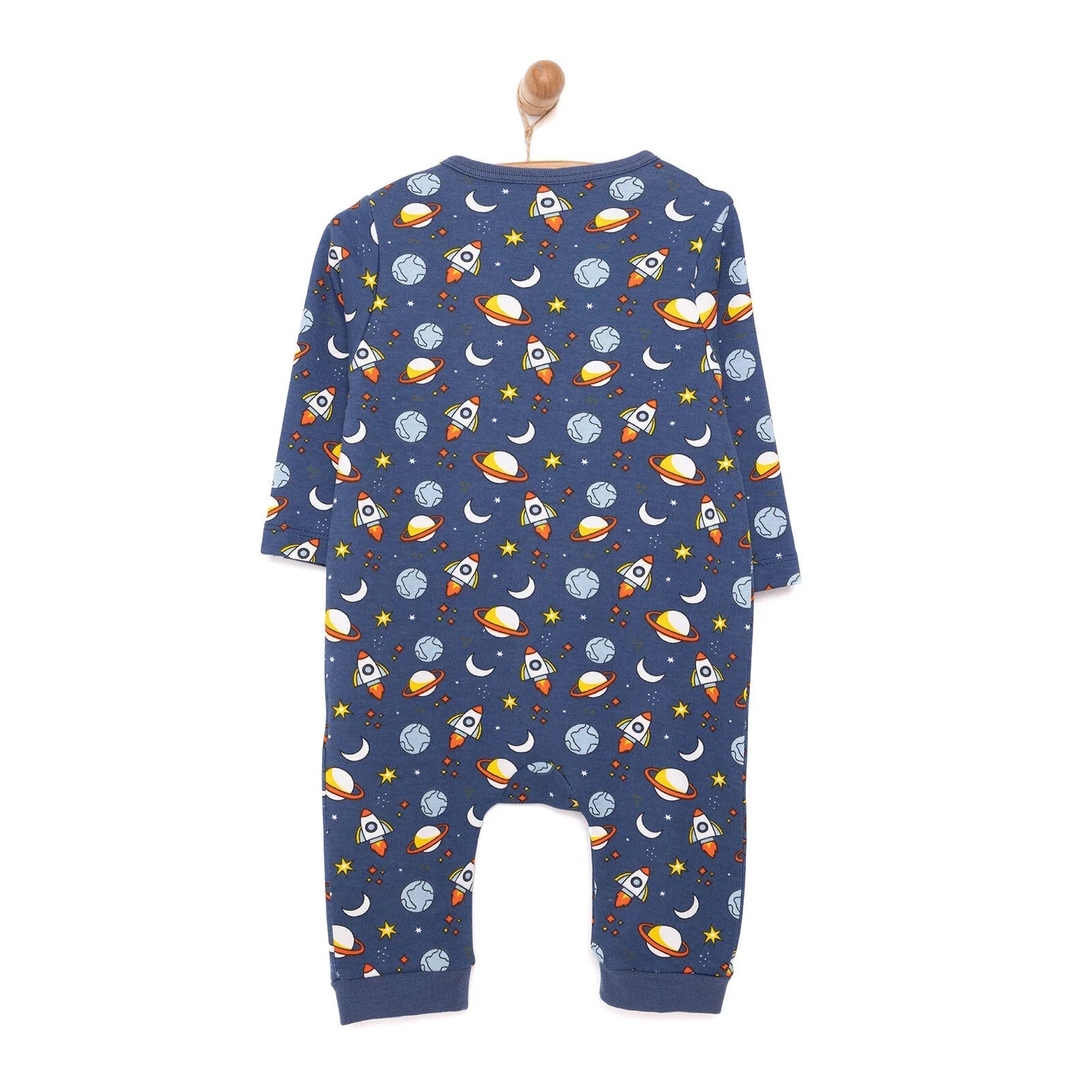 HelloBaby Boy Jumpsuit - Dark Blue - mezetto ebebek ebebek