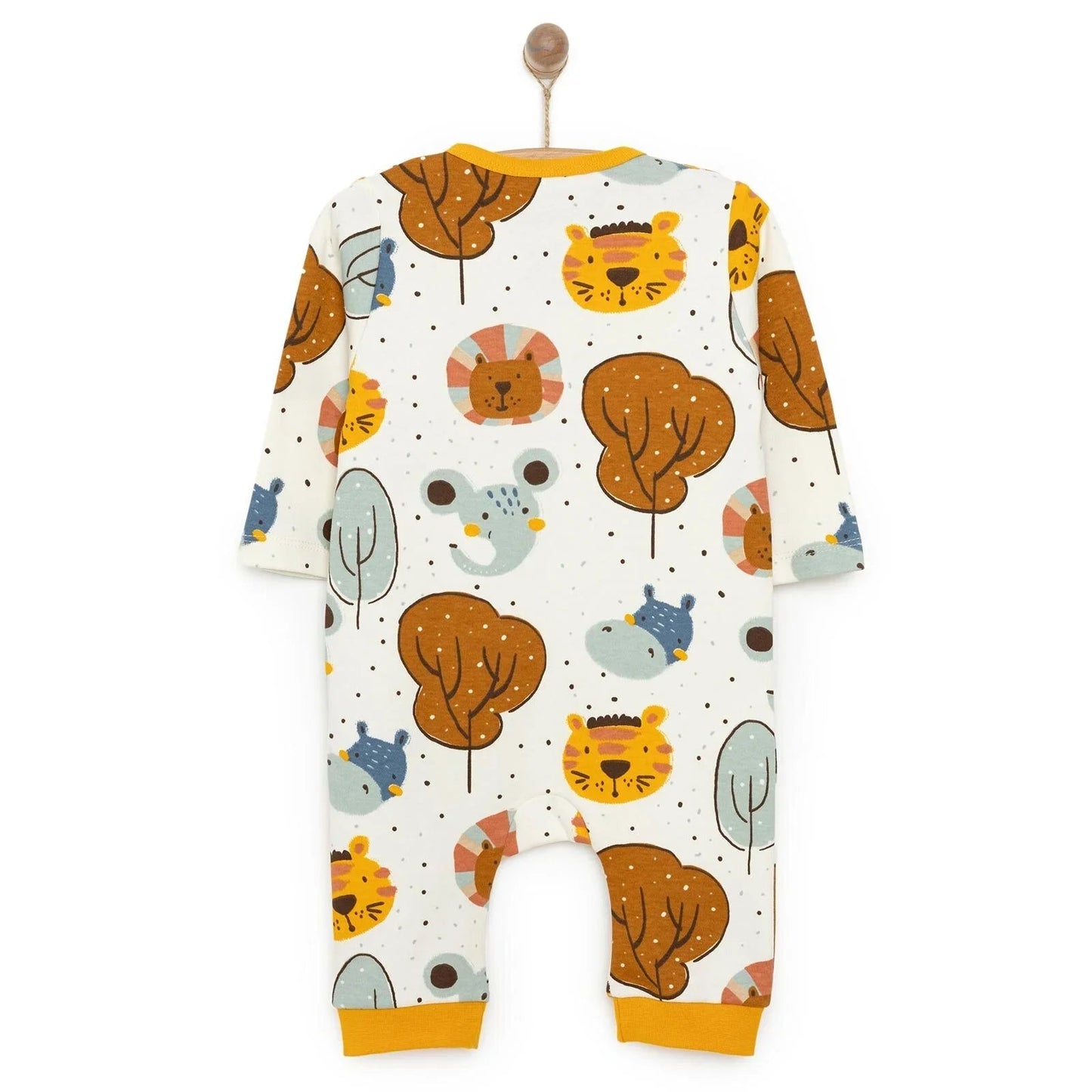 HelloBaby Boy Jumpsuit - Ecru - mezetto ebebek ebebek