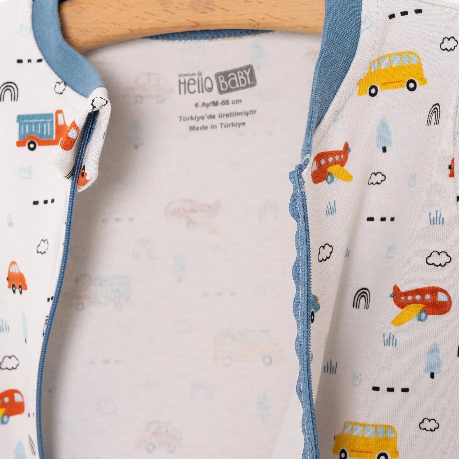 HelloBaby Boy Jumpsuit - Grey - mezetto ebebek ebebek