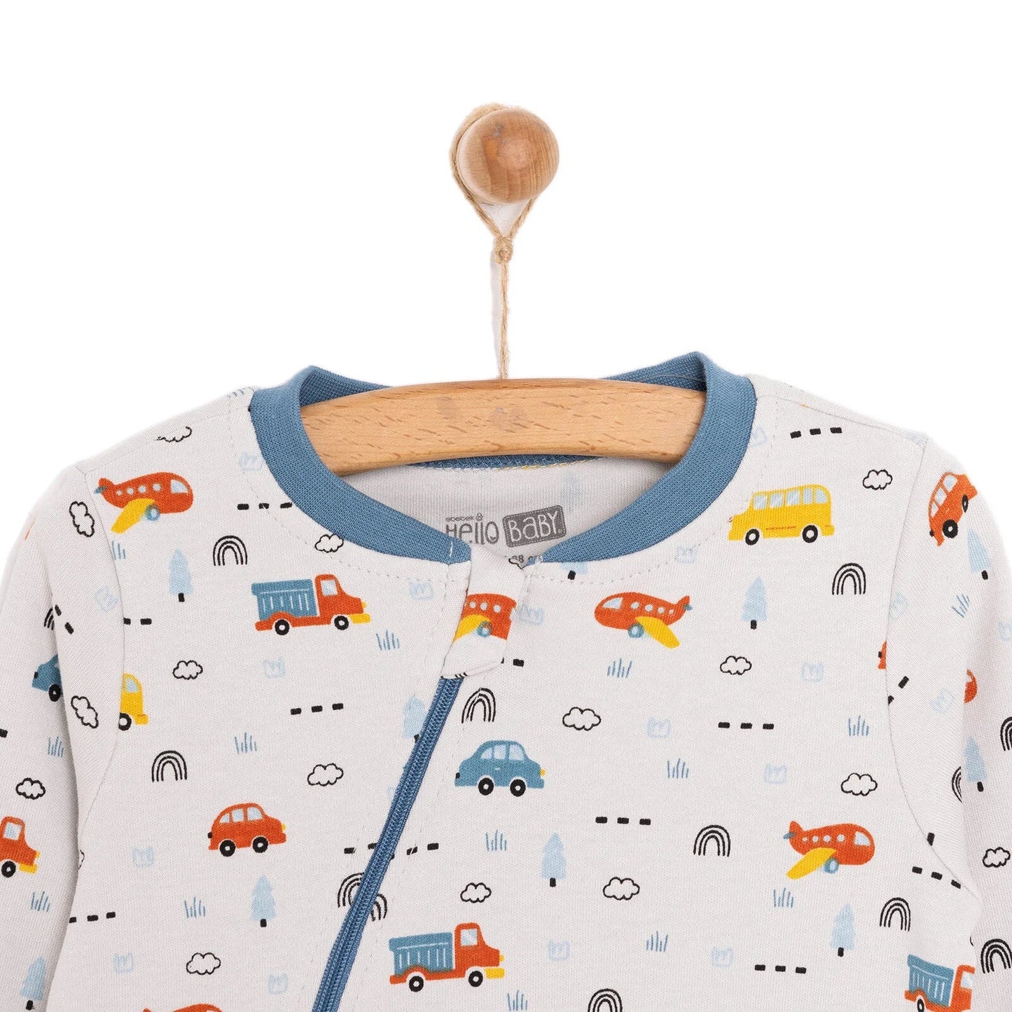 HelloBaby Boy Jumpsuit - Grey - mezetto ebebek ebebek