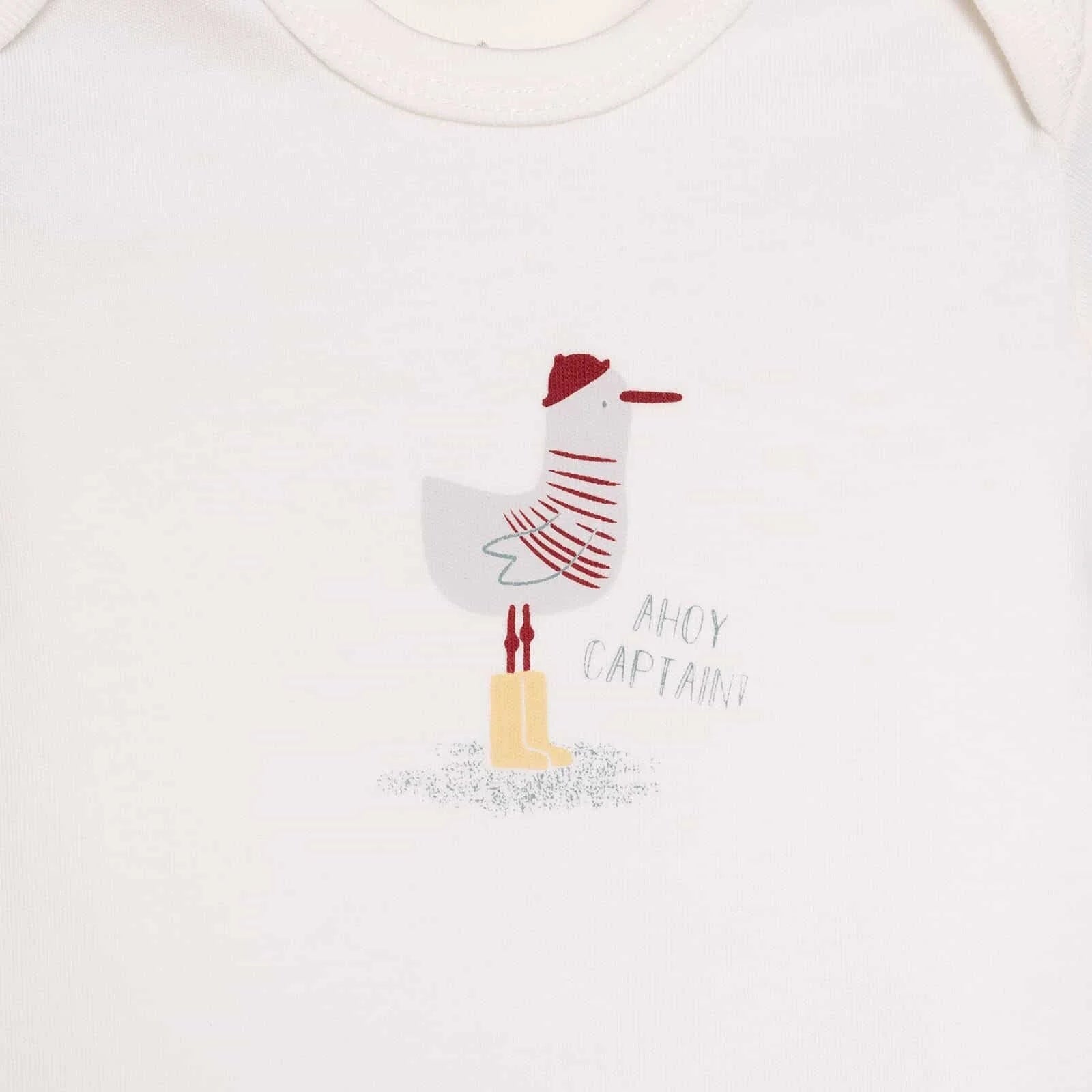 HelloBaby Boy Jumpsuit - Hat - Top - Ecru - mezetto ebebek ebebek