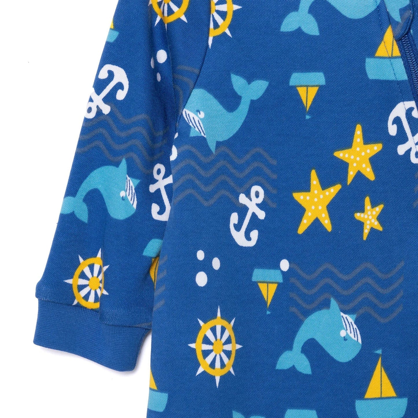 HelloBaby Boy Jumpsuit - Navy Blue - mezetto ebebek ebebek