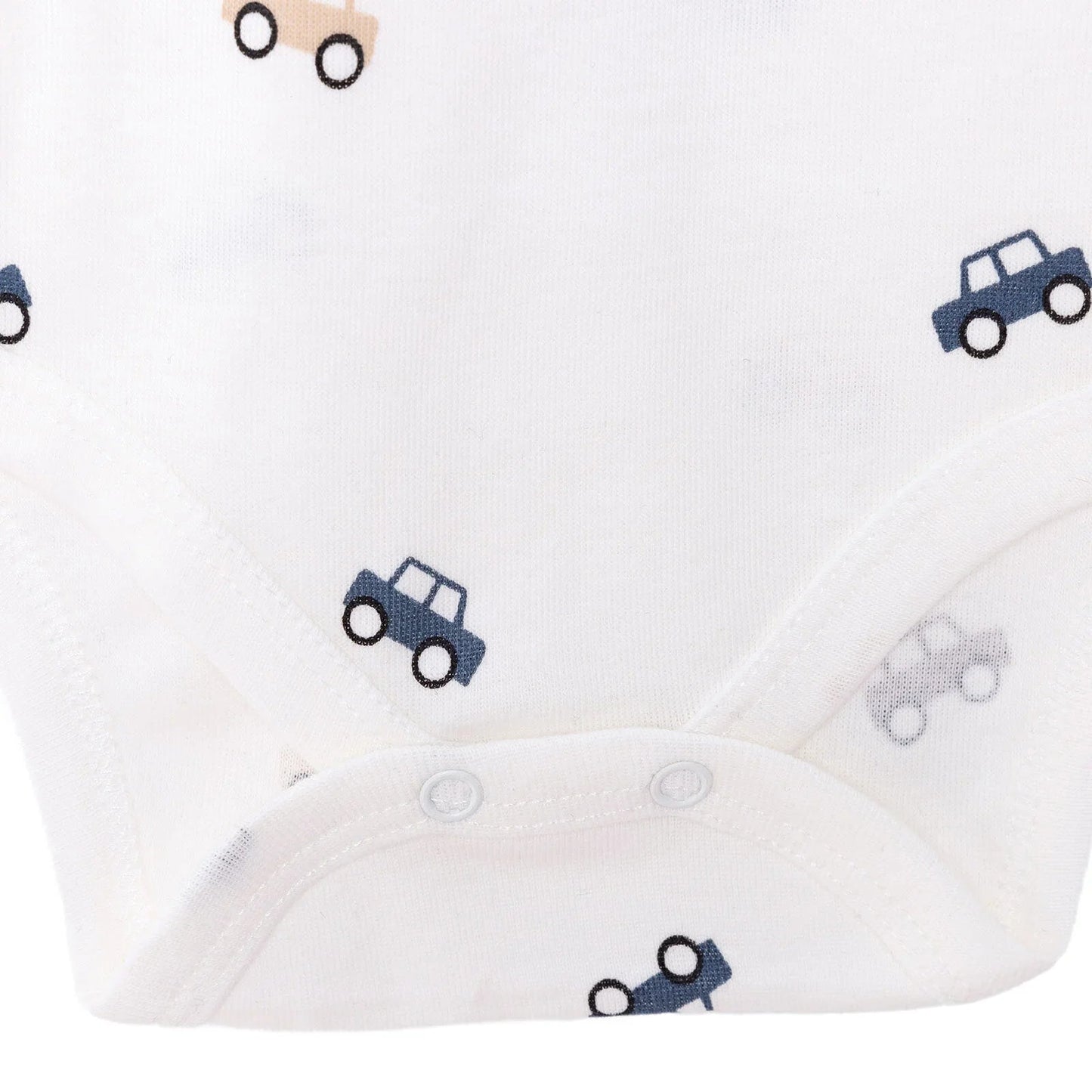 HelloBaby Boy Long Sleeve Bodysuit - Ecru - mezetto ebebek ebebek