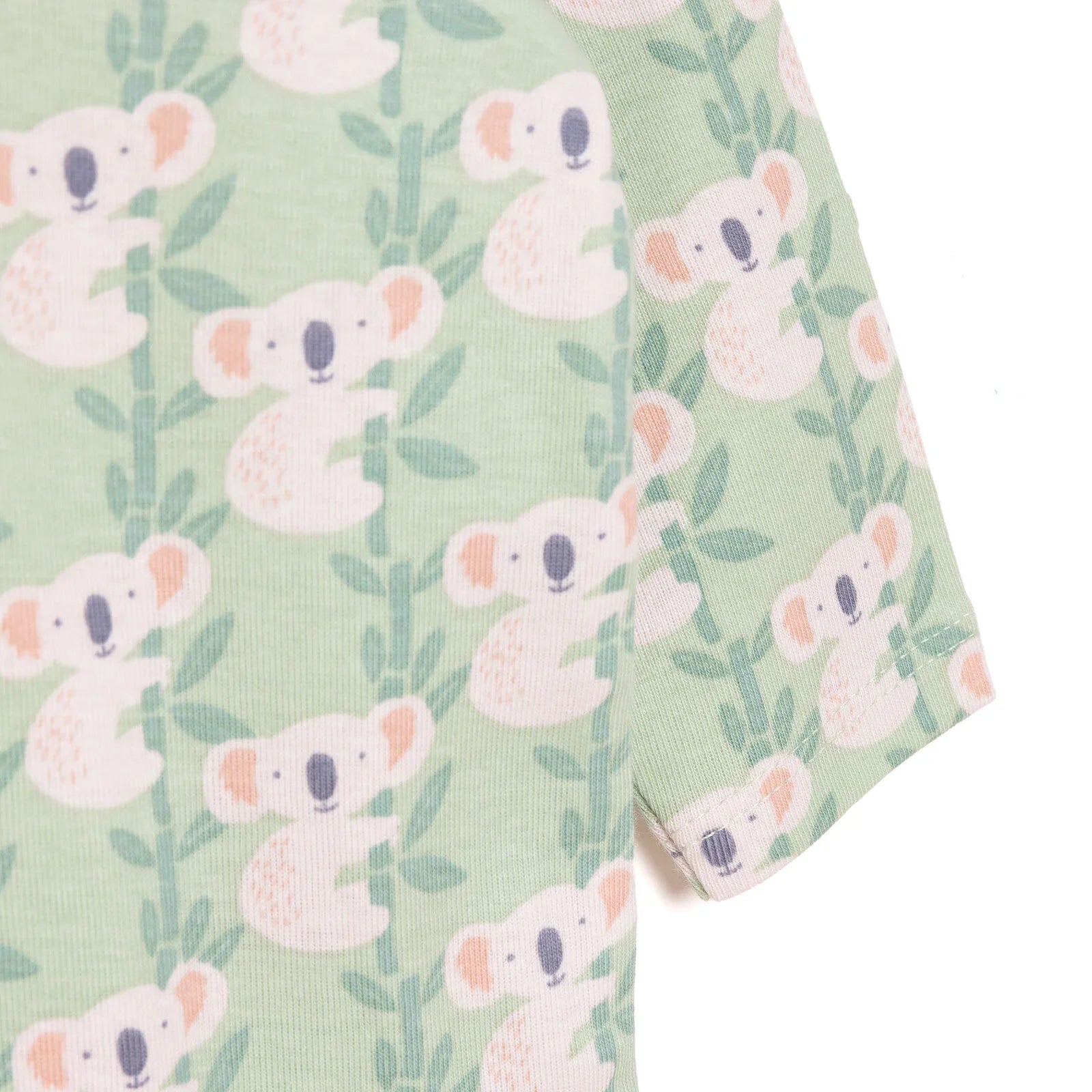 HelloBaby Boy Long Sleeve Bodysuit - Light Green - mezetto ebebek ebebek