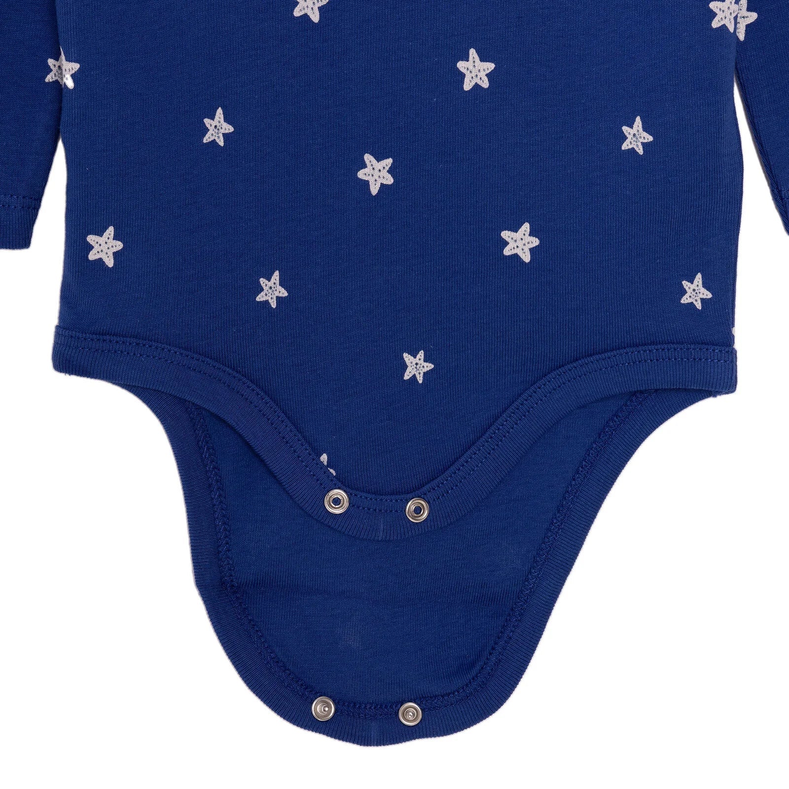 HelloBaby Boy Long Sleeve Bodysuit - Navy Blue - mezetto ebebek ebebek
