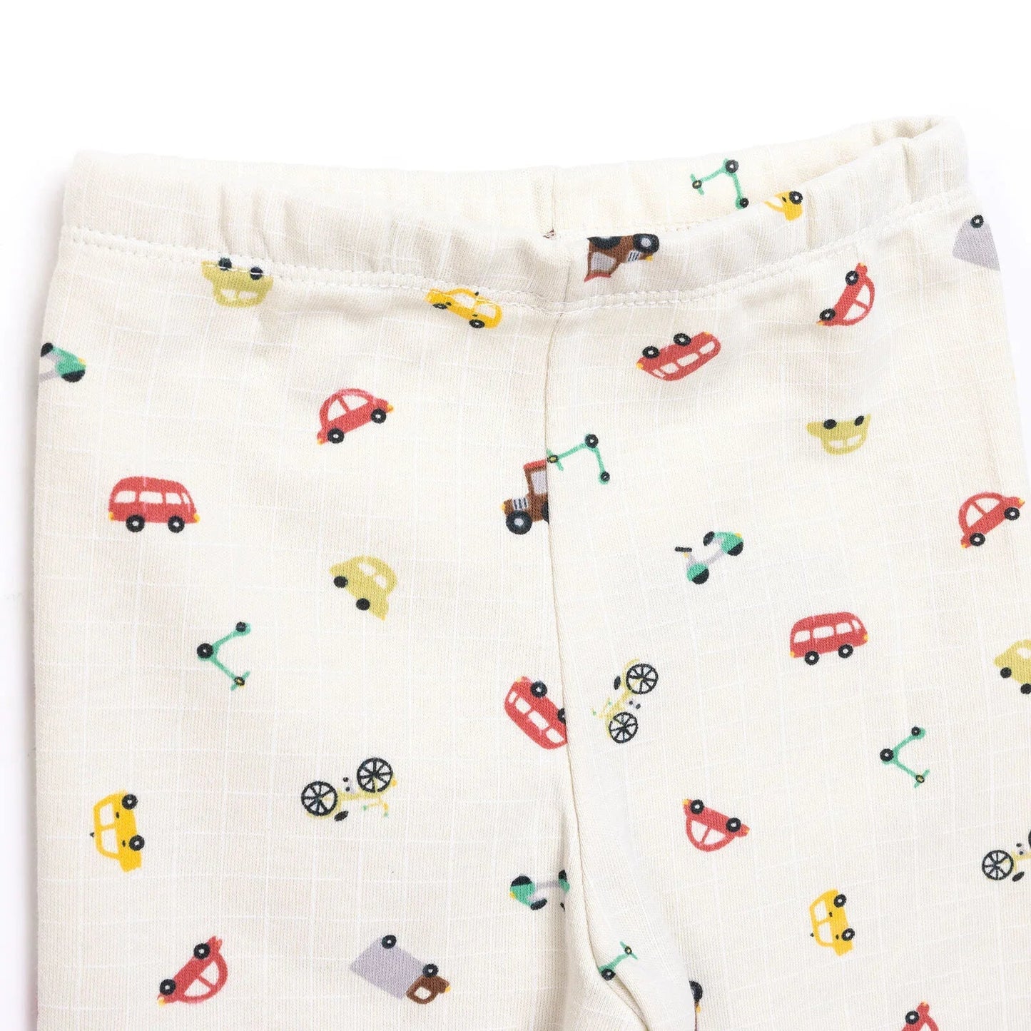 HelloBaby Boy Long Sleeve Pyjamas Set - Ecru - mezetto ebebek ebebek