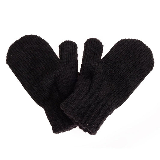 HelloBaby Boy Mitten - Black - mezetto ebebek ebebek