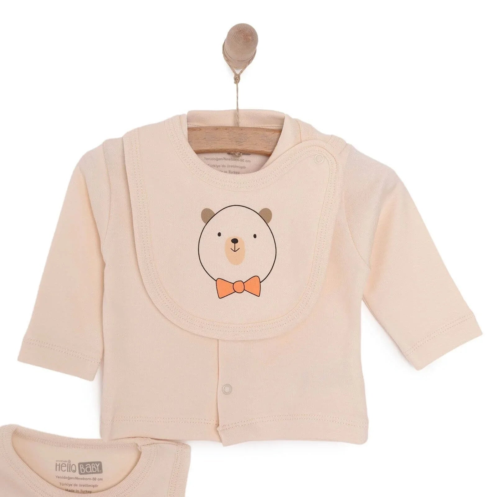 HelloBaby Boy Newborn Set 10 pcs - Ecru - mezetto ebebek ebebek