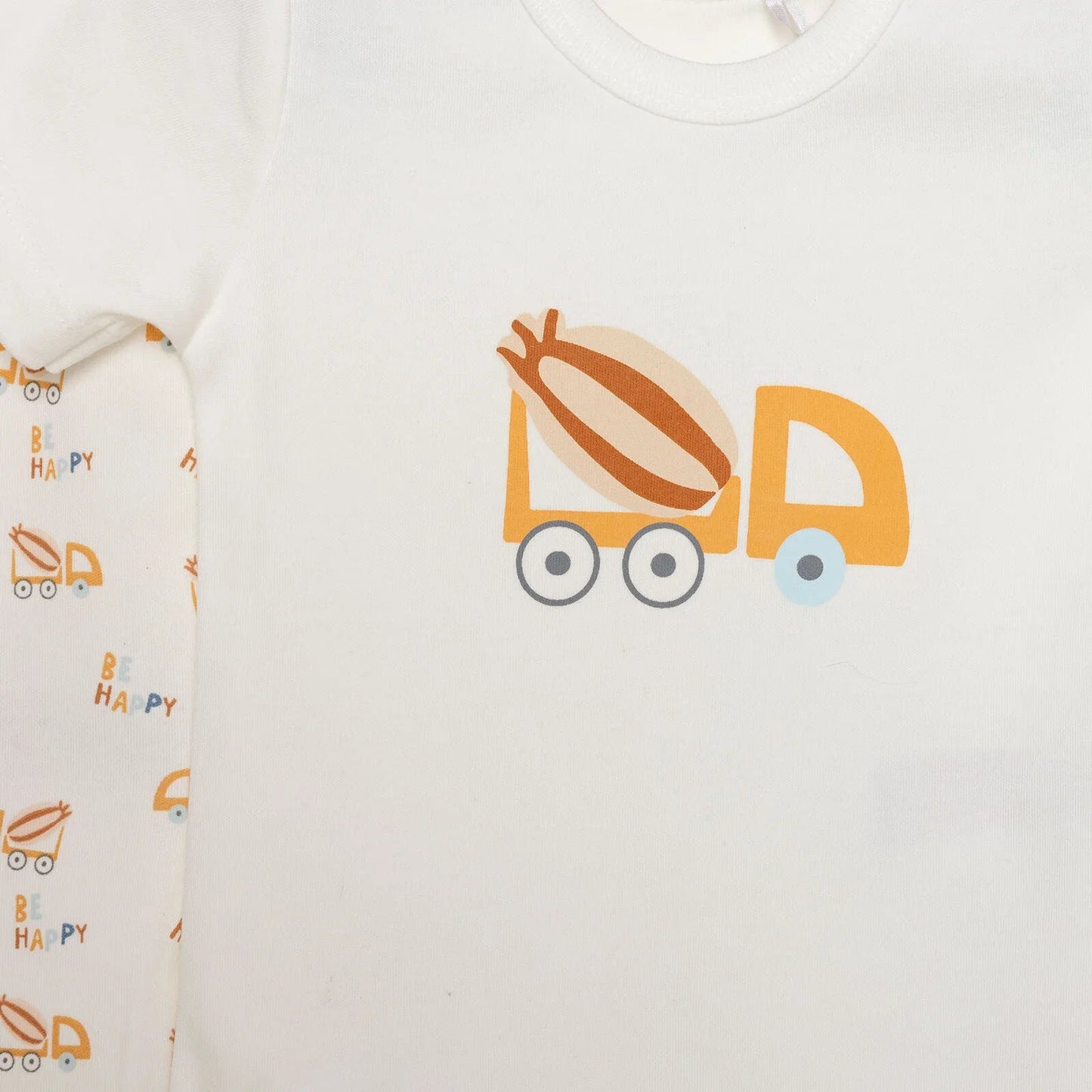 HelloBaby Boy Newborn Set 4 pcs - Dark Orange - mezetto ebebek ebebek